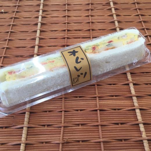 オムレツのスティックサンド
